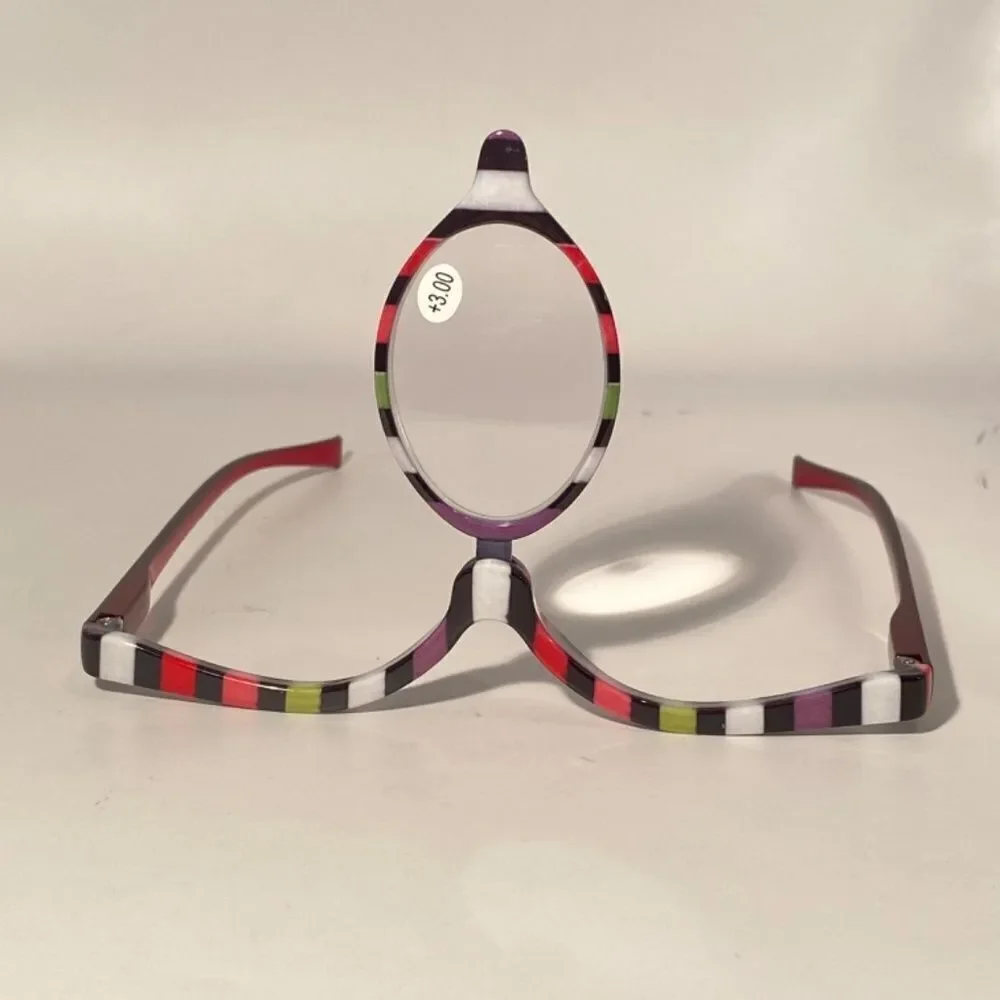 0996 Makeup Cosmetic 3.00 Flip Magnifying Glasses For Precision Application N…